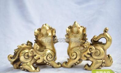 批發(fā)純黃銅招財飛貔貅擺件 鎮(zhèn)宅化煞的吉祥工藝品，家居與商業(yè)風水之選